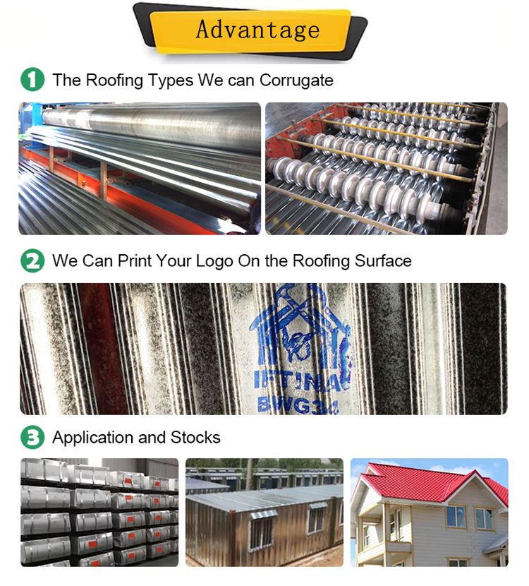 Corrugated Aluminum Zinc Coated Roofing Sheet advantage Corrugated Aluminum Zinc Coated Roofing Sheet advantage