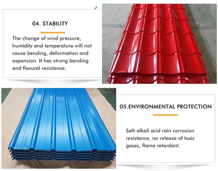 Corrugated Color Precoated PPGL Roofing Sheet