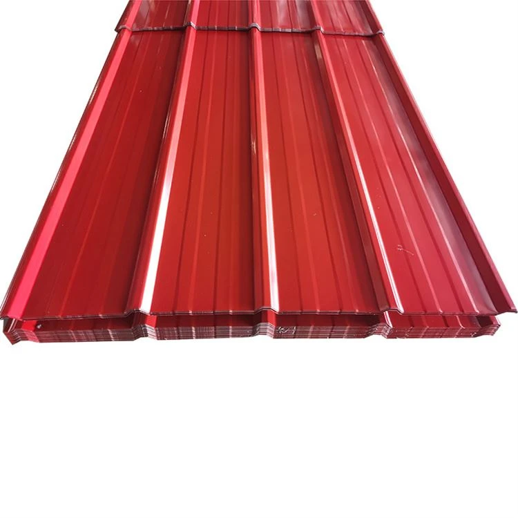 Color corrugated roofing sheets